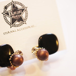 Brown&Black earing
