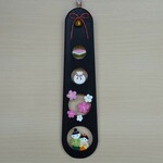 壁飾り・お雛様・黒(ｽﾊﾟｹﾞﾃｨﾒｼﾞｬｰ)