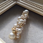 ♪パールと星の小さいバレッタ ♪