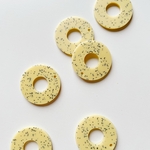 【6pcs yellow #5】サンドマットサークルパーツ