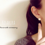 再販×5♡コットンパール10mmピアス