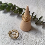gold ring 〜太めラインリング〜