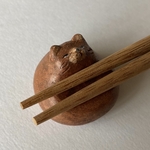 見つめる猫　箸置き　2個セット