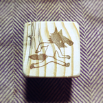 mame stamp 「狼」