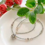 ☆プチお花のネックレス★silver★