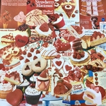 (再販×14)夢見るスイーツ(red)紙ものセット＊コラージュ素材＊ジャンクジャーナル