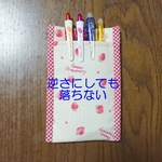 看護師さんに大人気*胸ポケット用ペンケース*オーガナイザー*白いちご