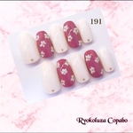 フラワー　ベイクドピンク×クリーム