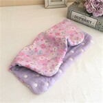 ご注文品※大人乙女の８重ガーゼハンカチタオル*ラベンダーフラワー*flower*フラワーガーデン*ブルーlavender*大人の優しいカラー*お布団ガーゼ*手洗い