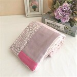 大人女子おめかしLibertypatch*８重ガーゼマフラーフェイスタオル*Liberty flower*リバティフラワー*スリーピングローズ*くすみピンク*シナモン*ご希望の場合はお知らせください