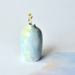 Waterside landscape vase  水辺の風景の花器