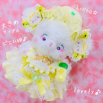 🌸木蓮様専用ページ🌸謎めく瞳のポエム姫🍼🍋大きめサイズのわたあめベビーベア♡くまぬいぐるみ♡哺乳瓶♡baby雑貨　グッズ　黄色　レモン　ロリータ