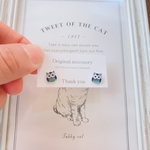 フクロウピアス　ステンレスピアス