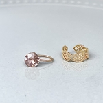 Minette☆イヤーカフ イヤカフ(ノンホールピアス)-532 & 597         ❤︎ SWAROVSKI を使用  ❤︎