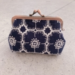 ミナペルホネン　がま口　小物いれ