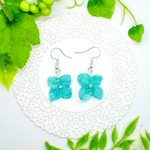 【再販】ゆれる紫陽花のピアス/イヤリング変更可