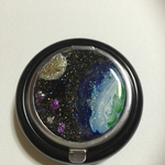 携帯灰皿 地球のような惑星と銀河