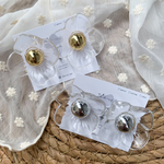 big clear flower pierce  .・。