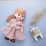 【２点セット】トレーナースカートセット（リボンピンク）メルちゃんソランちゃん