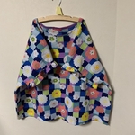 ＊数量限定＊ゆったり【ぽこぽこフラワー】フリル袖ブラウス