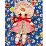 ★新作★文化人形 ピンク（11cm）