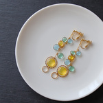 Grain color「やさしいレモン」ピアス・イヤリング