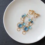 Grain color「やさしい夜空」ピアス・イヤリング