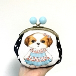 コロンと　がま口ポーチ　コヤンイサムチョン　アンコちゃん