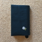 新書本ブックカバー(紫陽花）
