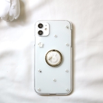 【うさぎちゃんシリーズ】ジュエリーうさぎちゃんバンカーcase iPhone13ケース　韓国