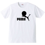 【送料無料】【新品】【5.6oz】PAMA パーマ Tシャツ パロディ おもしろ 白 メンズ サイズ プレゼント