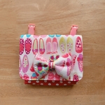 【m様ご予約品 】★移動ポケット＊おしゃれシューズが可愛い☆ピンク★