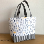 雨模様ミニトートバッグ