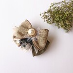 Burlap  ヘアクリップ 
