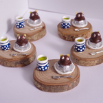 《再販》たぬきケーキセット