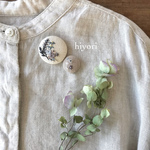 刺繍ブローチ　2個セット