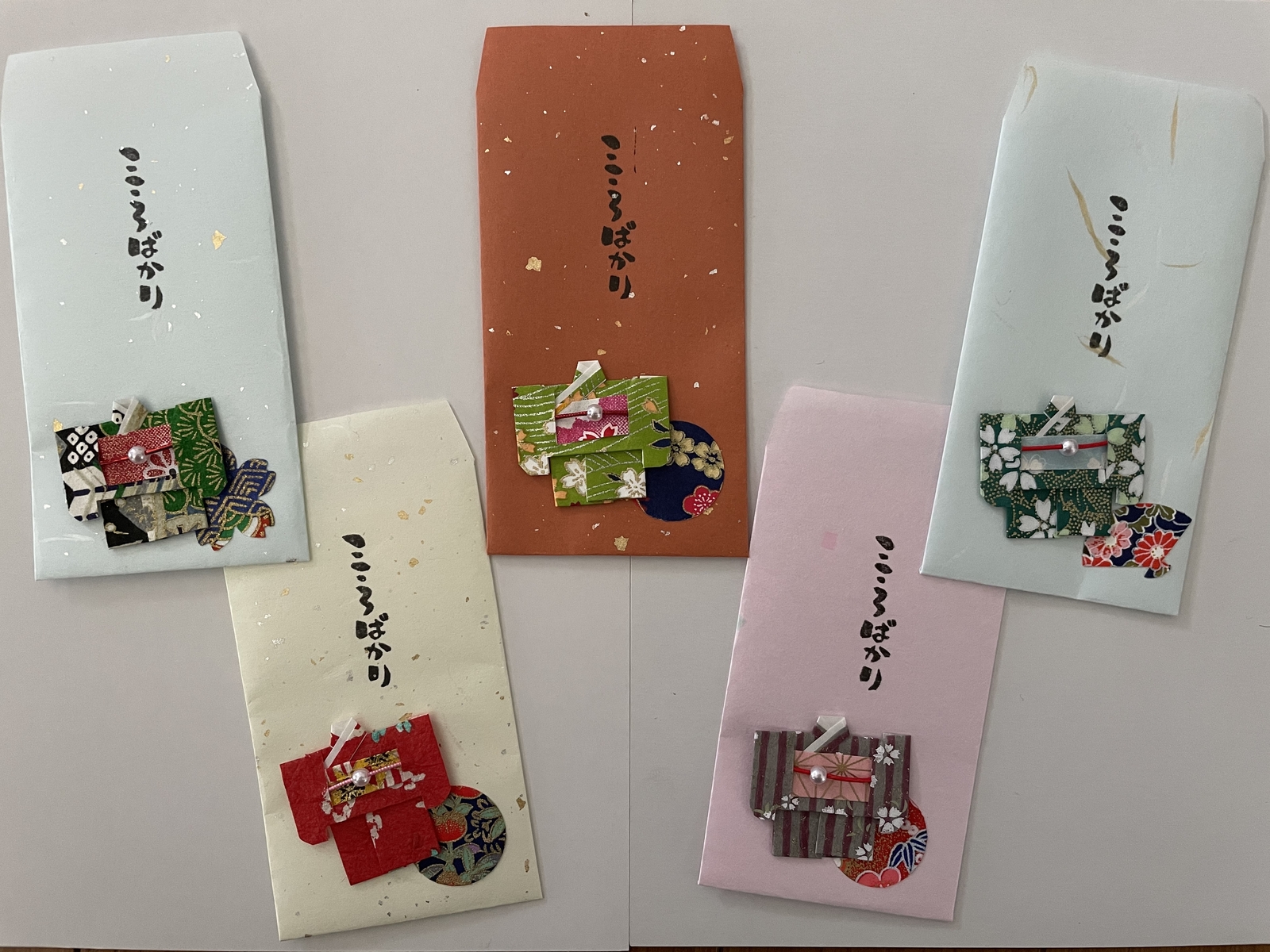 確認用／U106】着物のお祝い袋◇ご祝儀袋◇婚礼◇友禅和紙