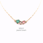 pastel heart necklace カラー追加