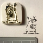 【受注生産】にわとりかあさんのかき氷はんこ