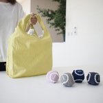 【5秒でしまえるエコバッグ】畳まず簡単収納 5color 日本製