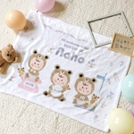 うちの子身体測定ブランケット
