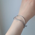 b_3 シルバー ブレスレット バングル シルバーアクセサリー シンプル チョーカー
