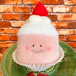 ぷりパンくんぬいぐるみ【もふもふいちごミルクくん】