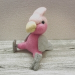 M様専用【モモイロインコの可動式マスコット】