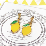 爽やかレモン🍋イヤリング/ピアス/ノンホールピアス