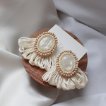 summer white tassel
