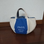 送料無料❕帆布の丸バッグ