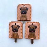 【オーダー品】ボーダー・テリア Border・Terrier 犬種別 キーカバー キーケース レザークラフト 本革 