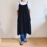 涼しく、汚れにくい　リネンワンピース