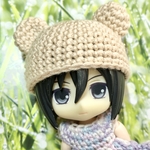 ねんどろいど　オビツろいど　オビツ11  帽子　🧸　くま耳帽子　🧸